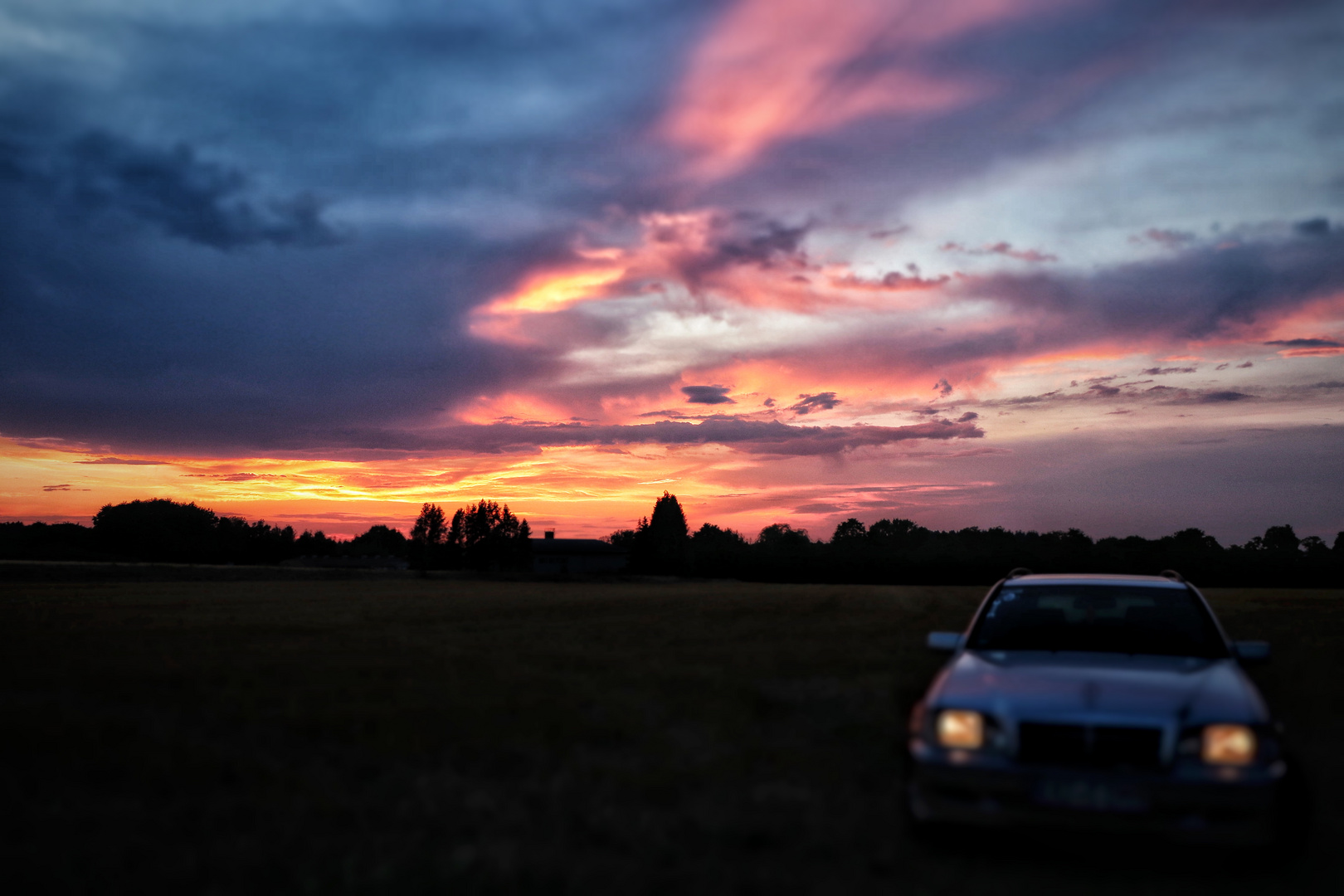 Sonnenuntergang nach der Arbeit 