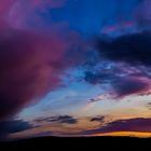 Sonnenuntergang nach einem Gewitter