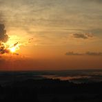 Sonnenuntergang nach einem Gewitter