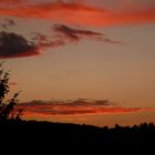 Sonnenuntergang nach einem Gewitter