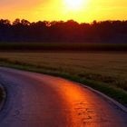 Sonnenuntergang nach Gewitter