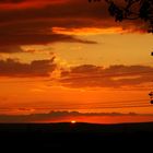 Sonnenuntergang nach Gewitter