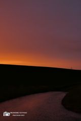 Sonnenuntergang nach Gewitter