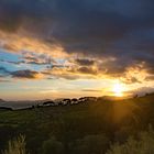 Sonnenuntergang nach Gewitter in der Toskana