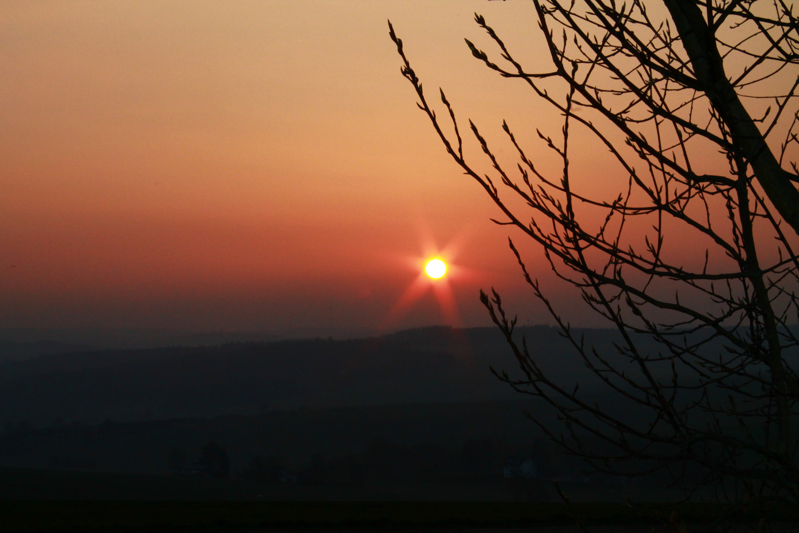 Sonnenuntergang nach SOFI