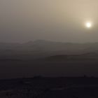 Sonnenuntergang nach Wüstenart
