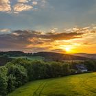 Sonnenuntergang nahe Annaberg