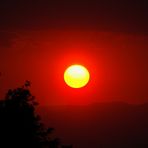 Sonnenuntergang nahe Freiburg im Breisgau