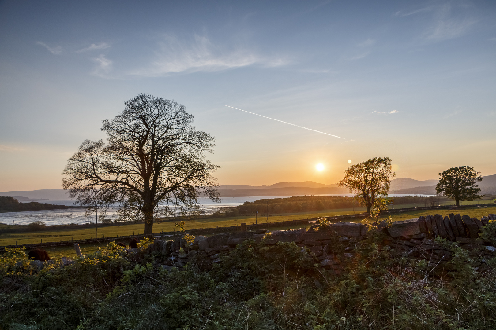 Sonnenuntergang nahe Helensburg