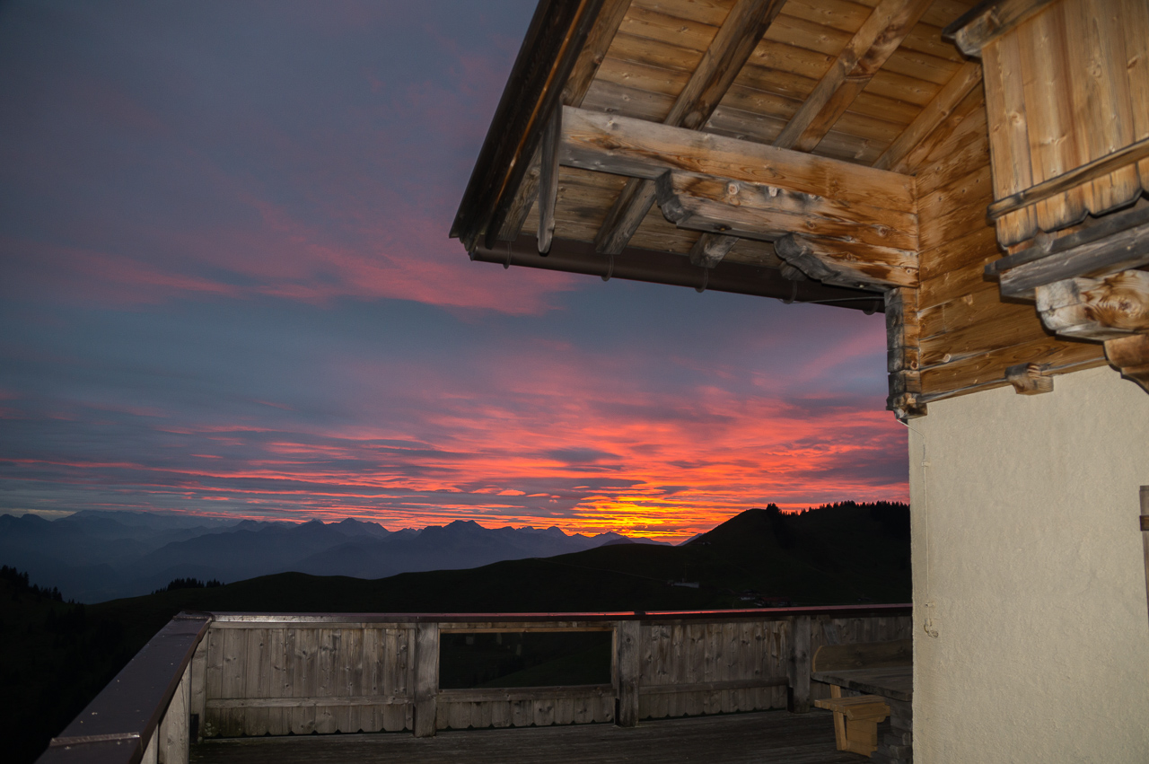 Sonnenuntergang nahe Kufstein