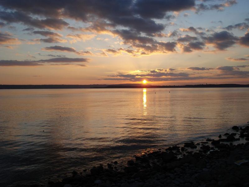 Sonnenuntergang nahe Meerbsurg