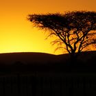 Sonnenuntergang Namibia