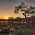 Sonnenuntergang Namibia
