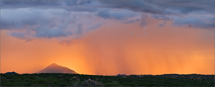 Sonnenuntergang Namibia