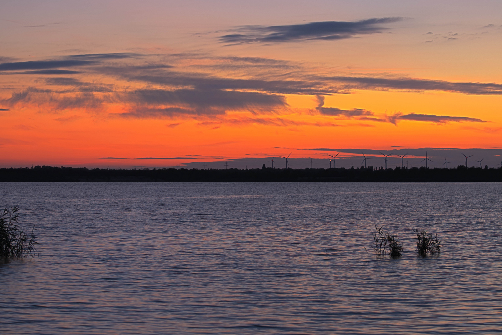 Sonnenuntergang, Neuhausenersee OT Bendorf