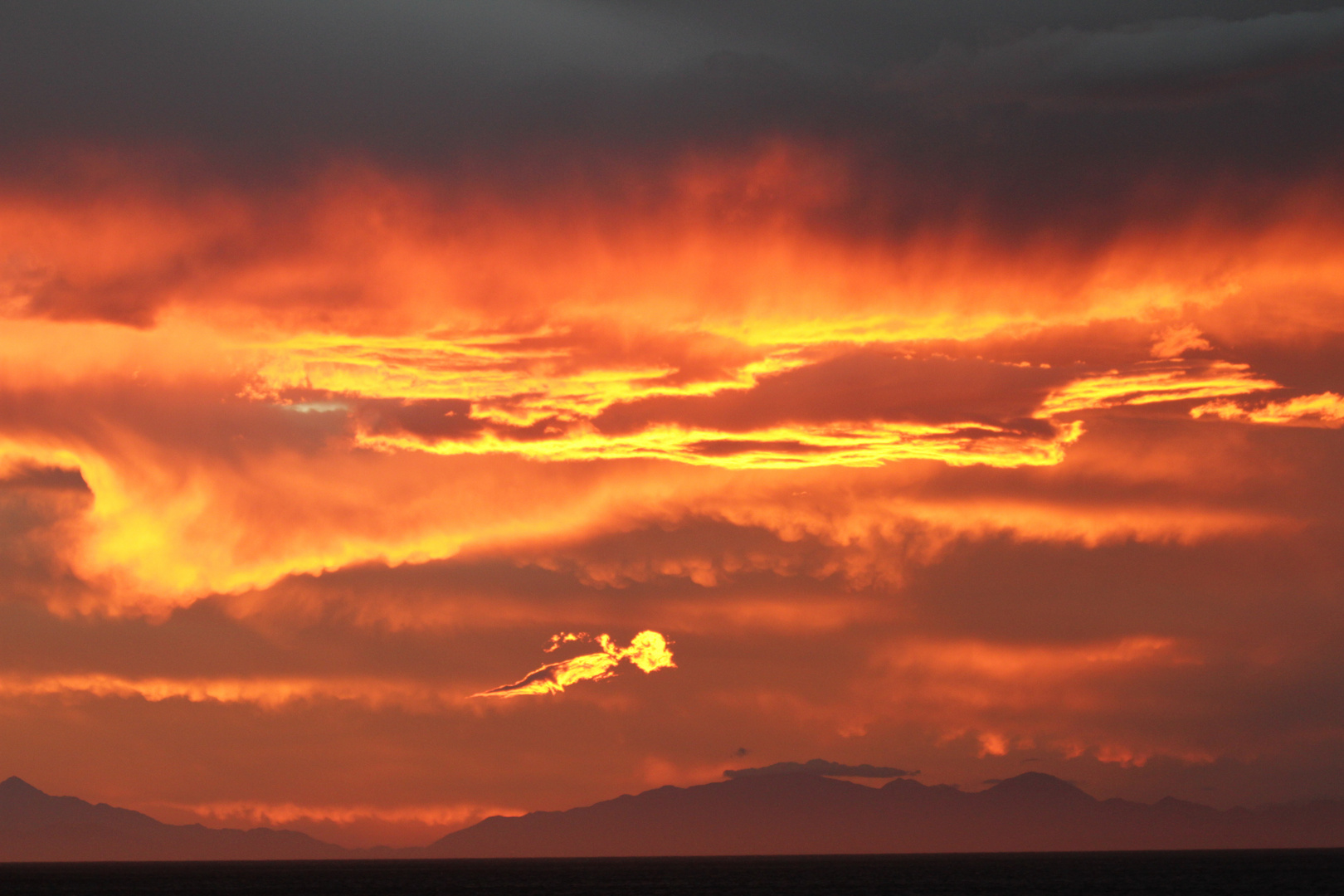 Sonnenuntergang Neuseeland