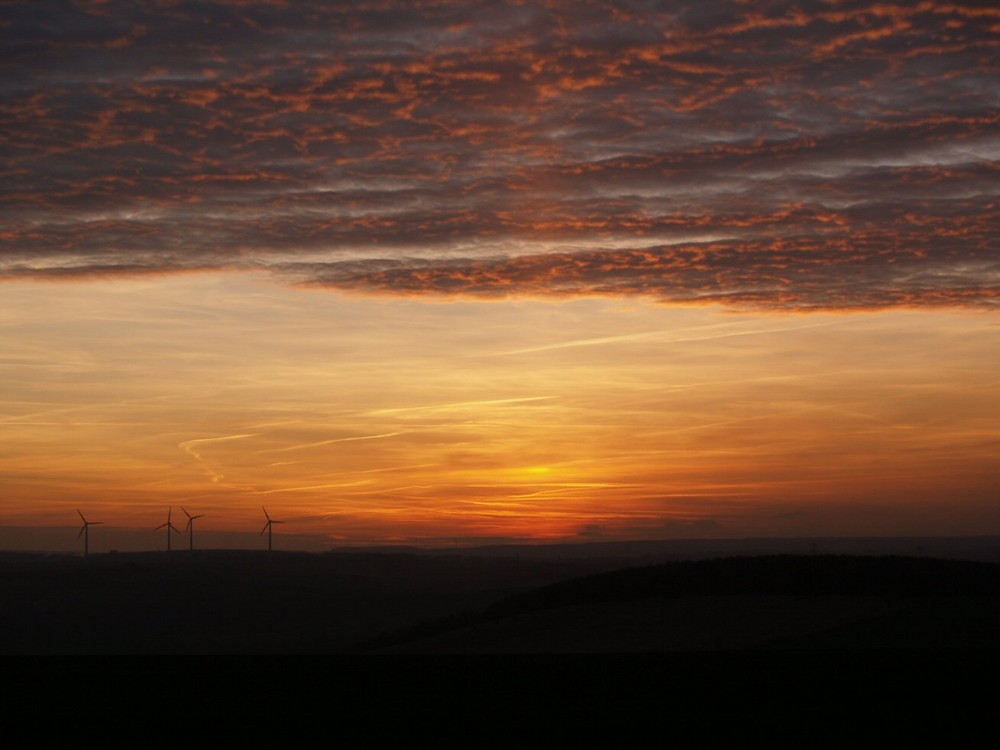 Sonnenuntergang nicht bearbeitet