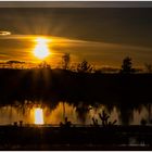 Sonnenuntergang nicklheimer moor