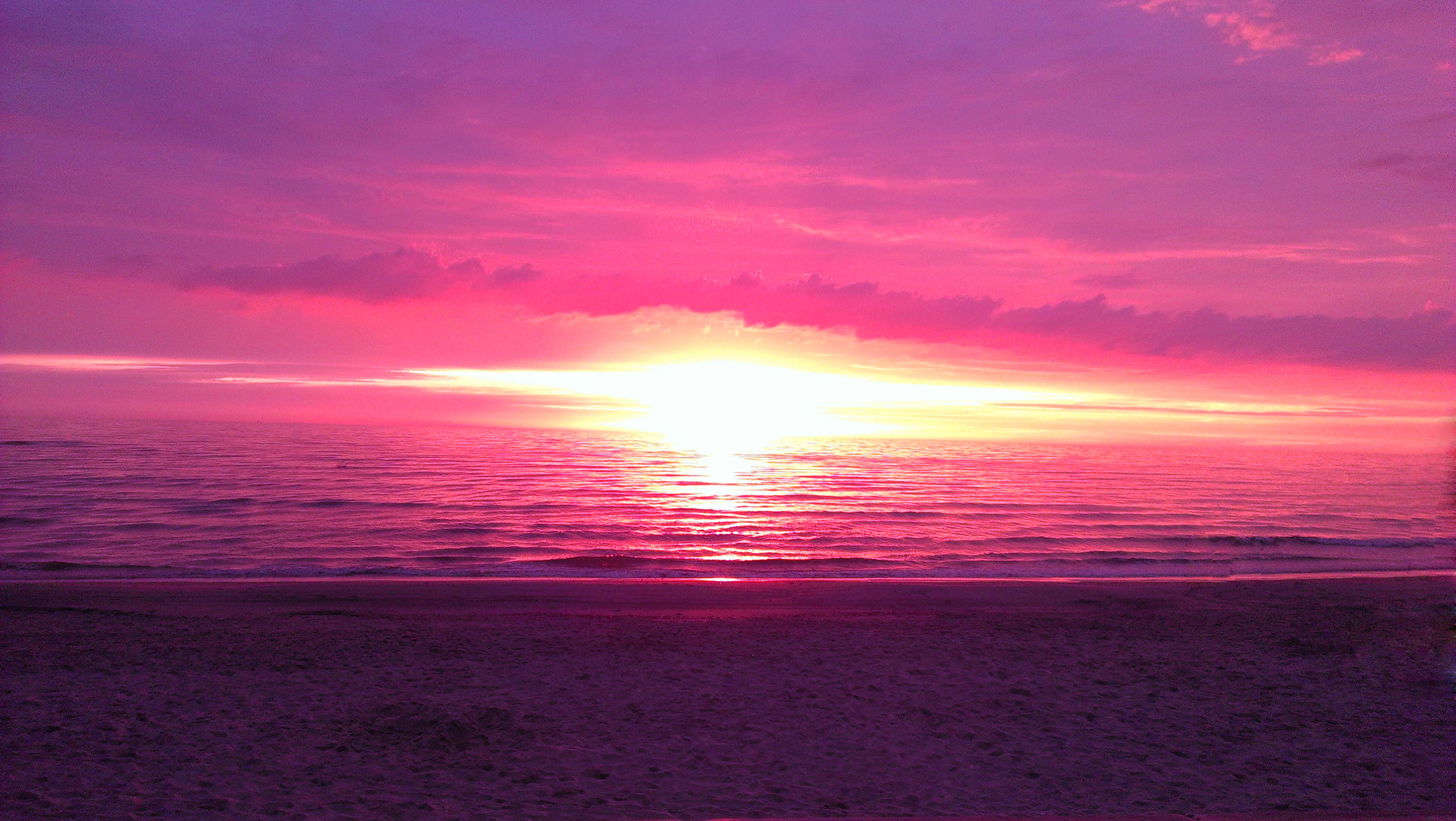 Sonnenuntergang Nord- Holland