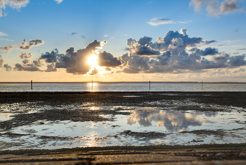 Sonnenuntergang Norddeich