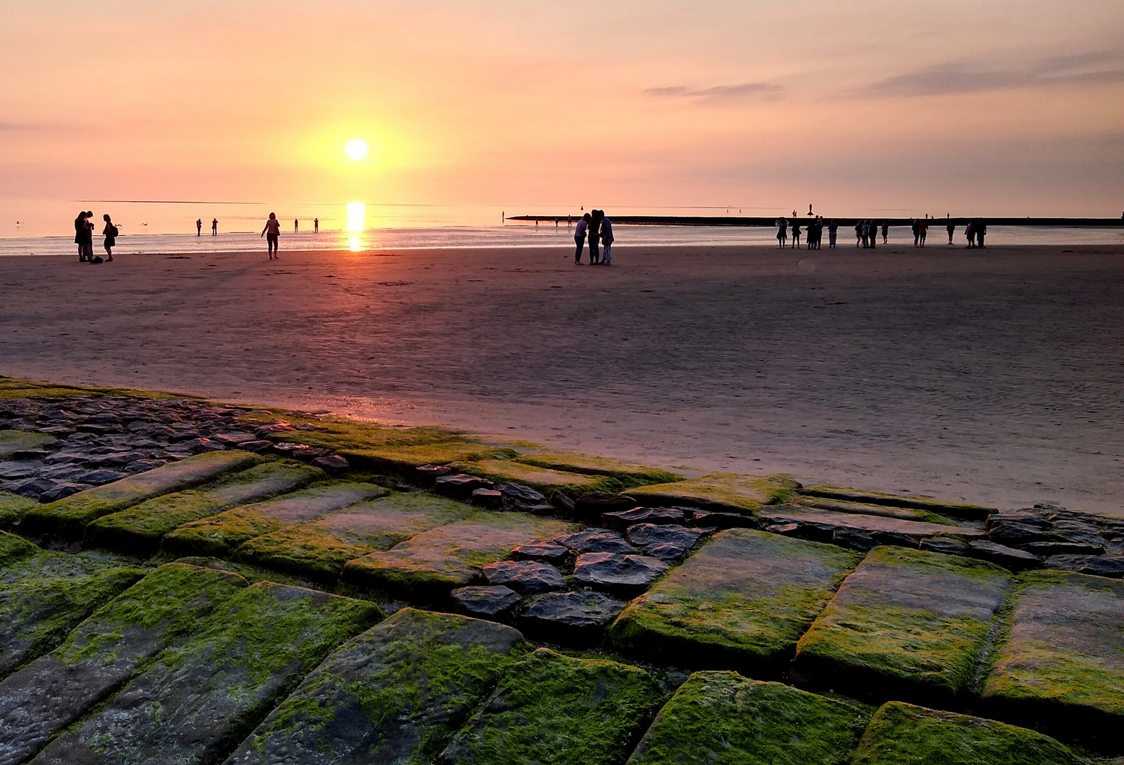 Sonnenuntergang Norderney mal ein bißchen anders