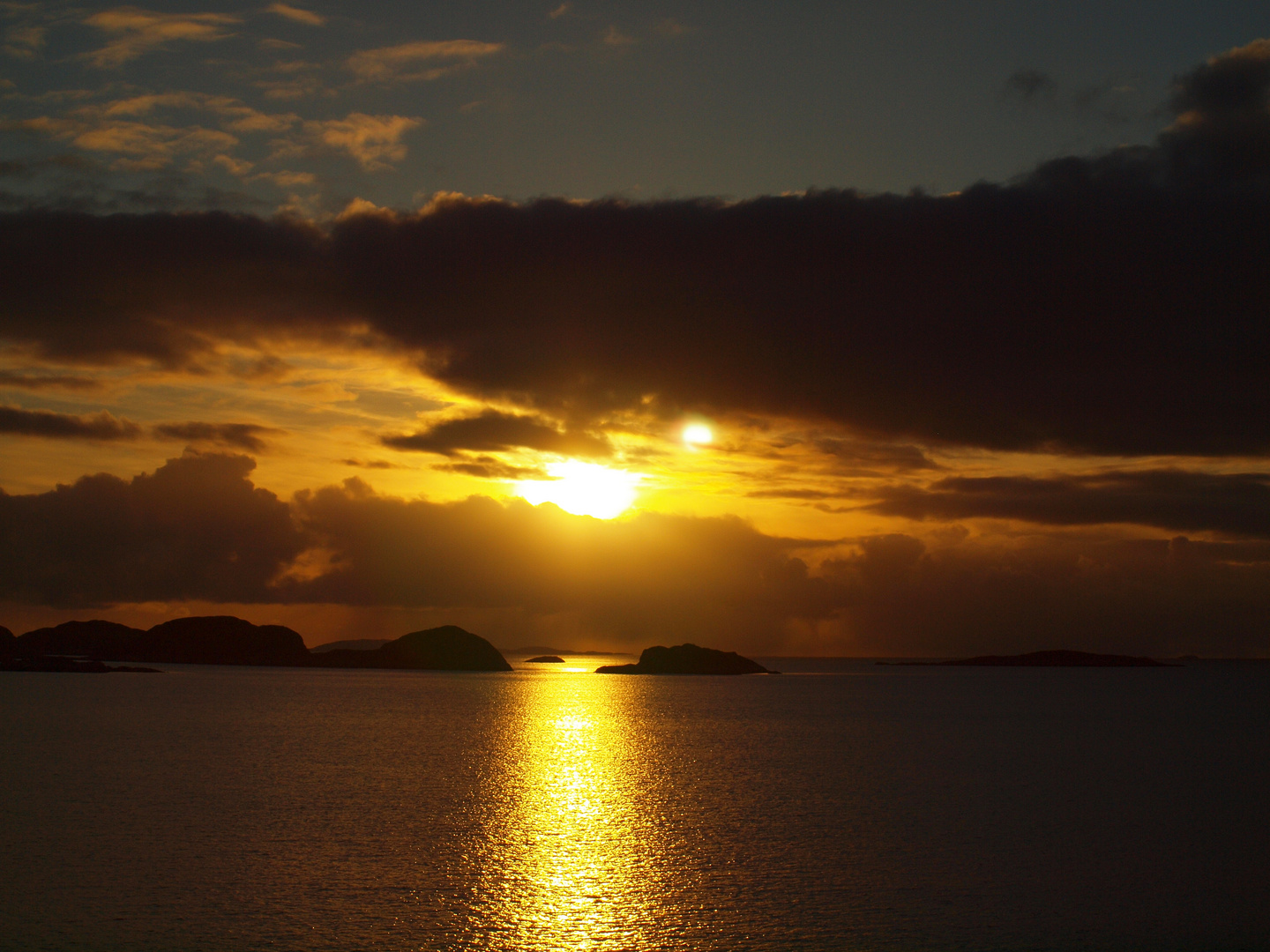 Sonnenuntergang Nordmeer