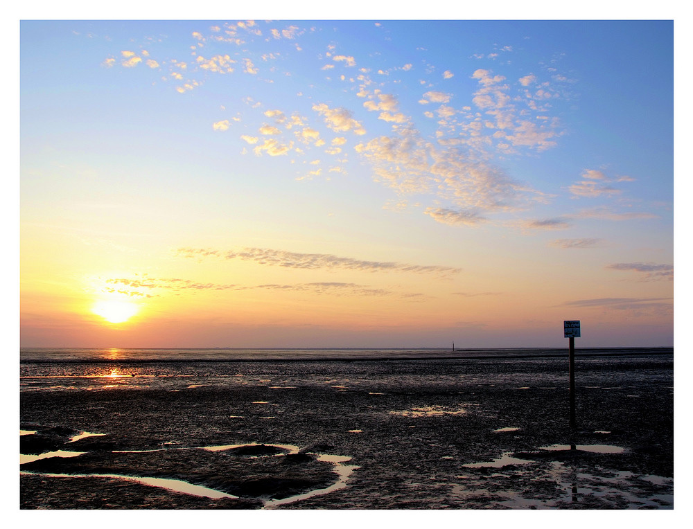 Sonnenuntergang Nordsee 2