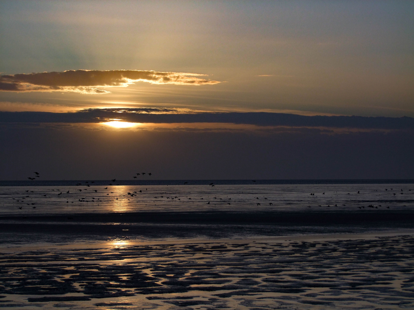 Sonnenuntergang ...Nordsee....
