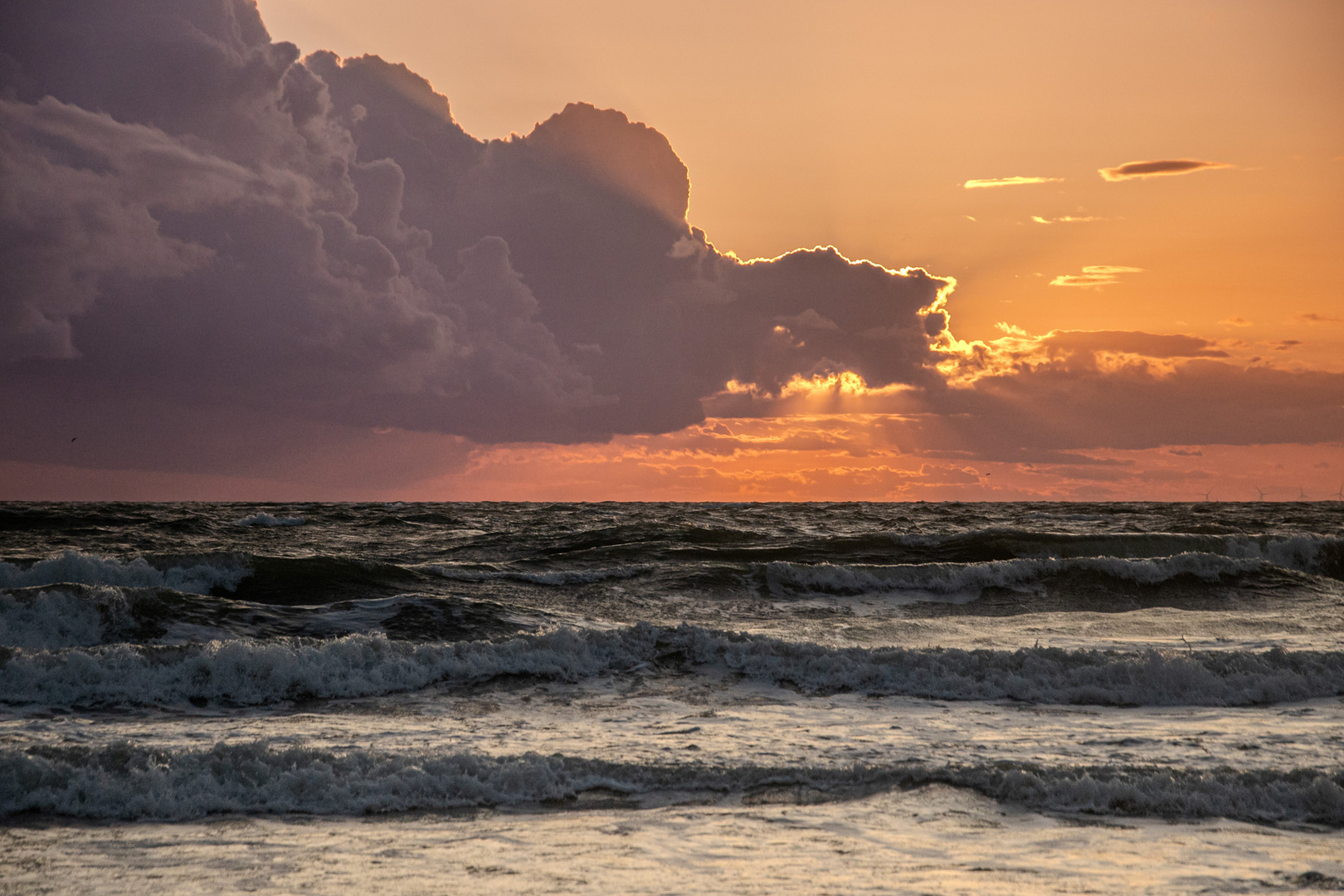 Sonnenuntergang Nordsee