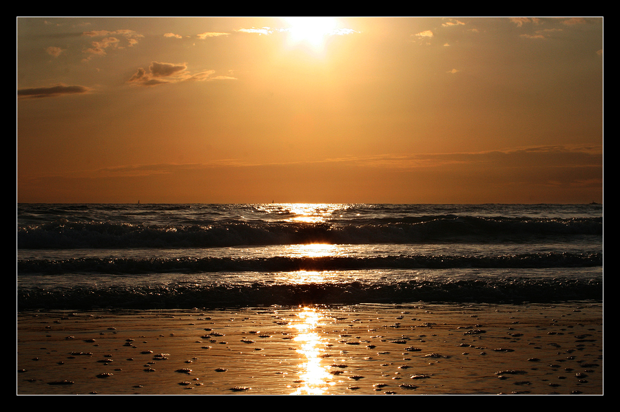 -Sonnenuntergang Nordsee-