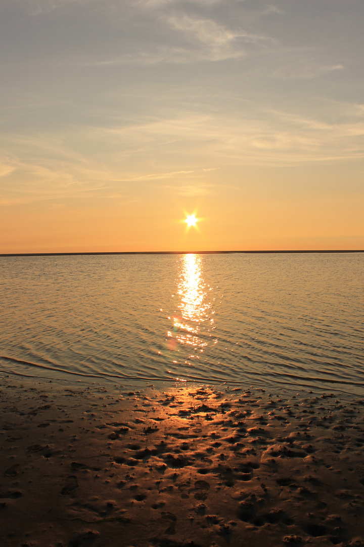 sonnenuntergang nordsee