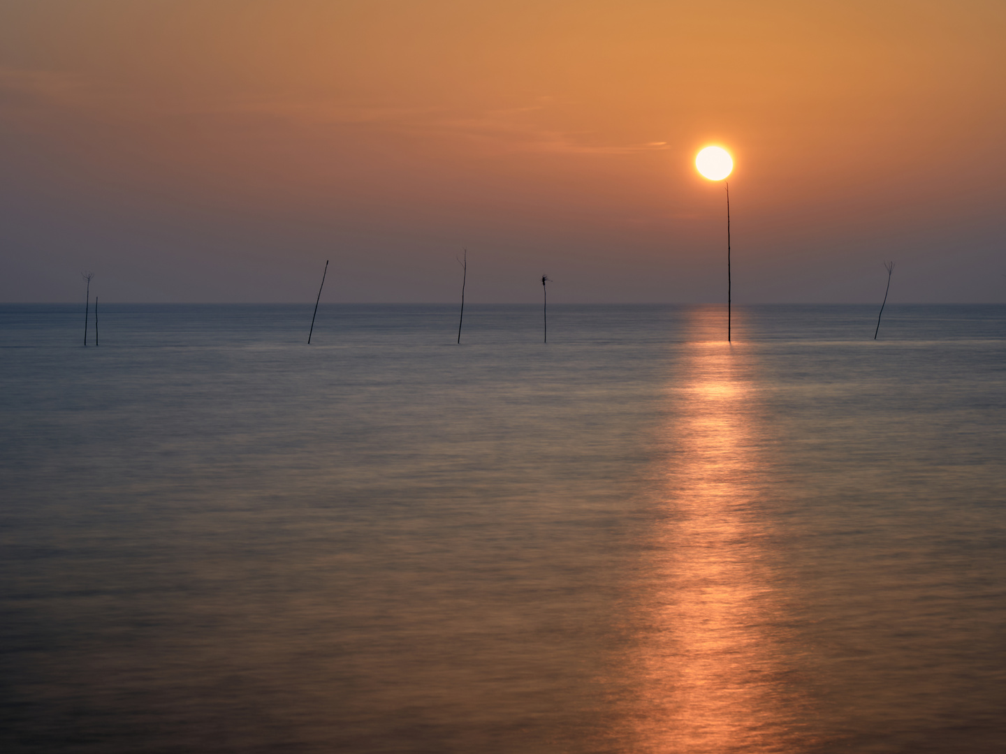 Sonnenuntergang Nordsee