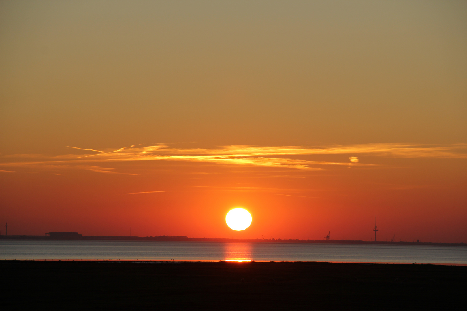 sonnenuntergang nordsee