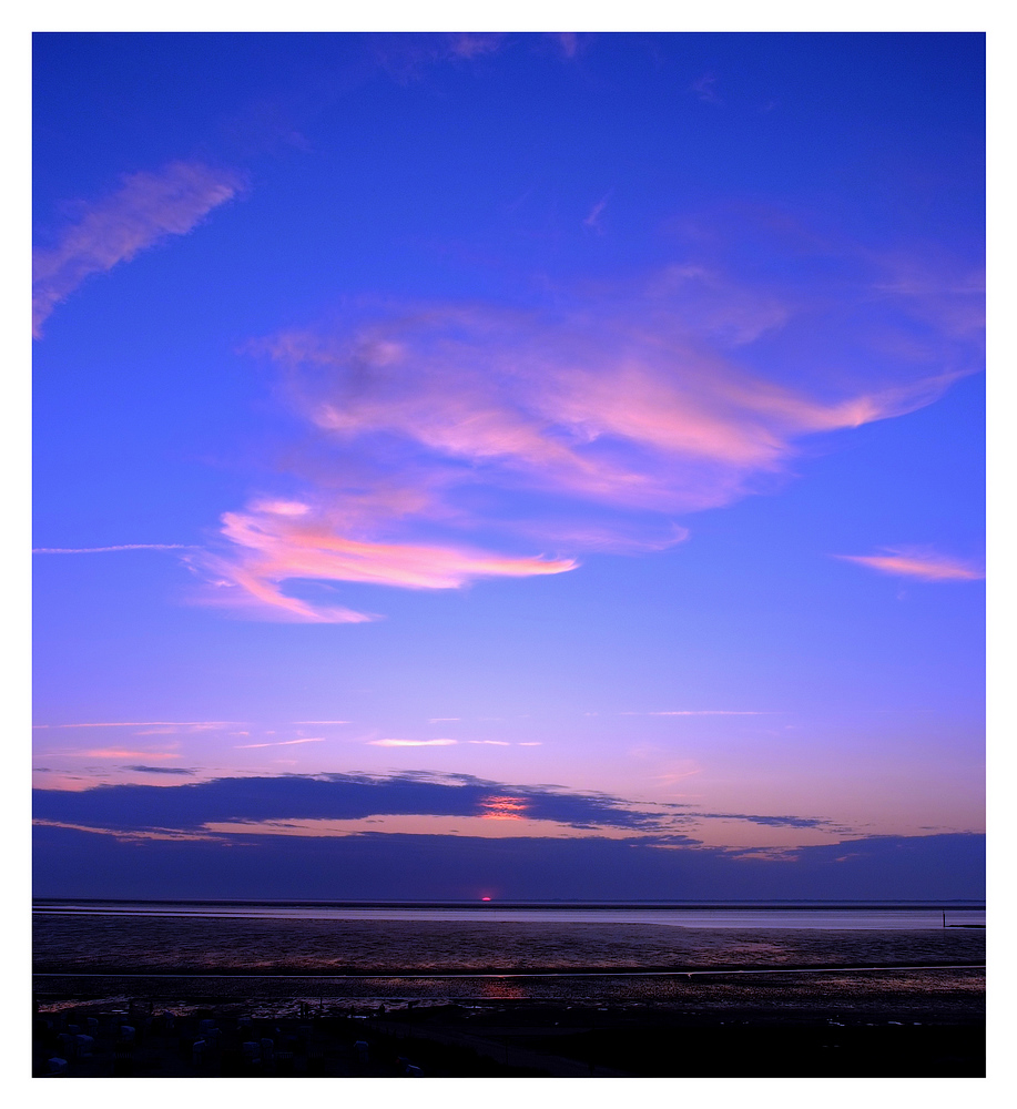 Sonnenuntergang Nordsee