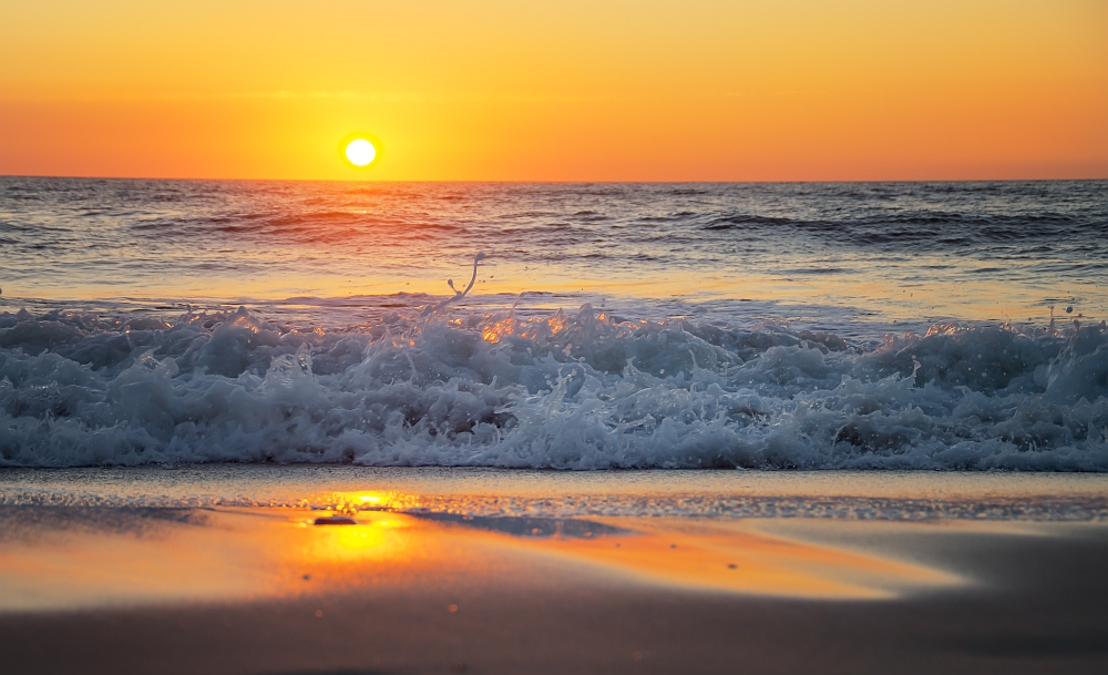 Sonnenuntergang Nordsee Dänemark