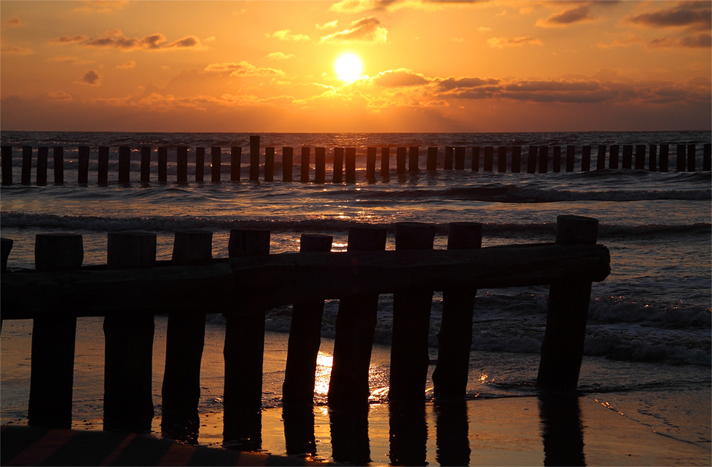 Sonnenuntergang Nordsee