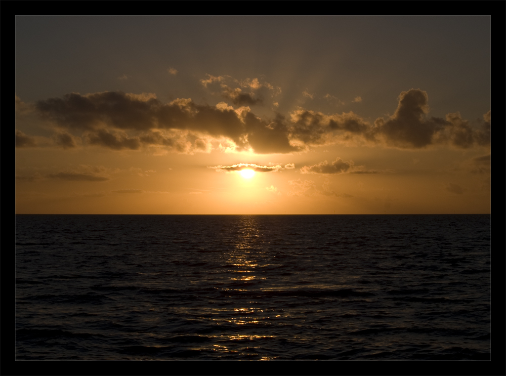 Sonnenuntergang Nordsee I