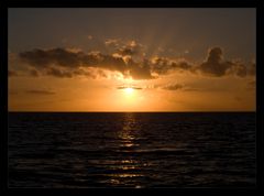 Sonnenuntergang Nordsee I