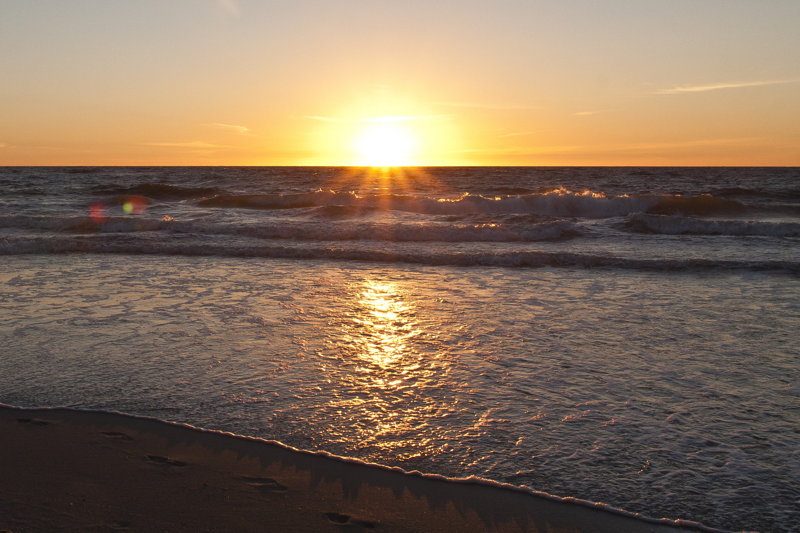 Sonnenuntergang Nordsee (Sylt)