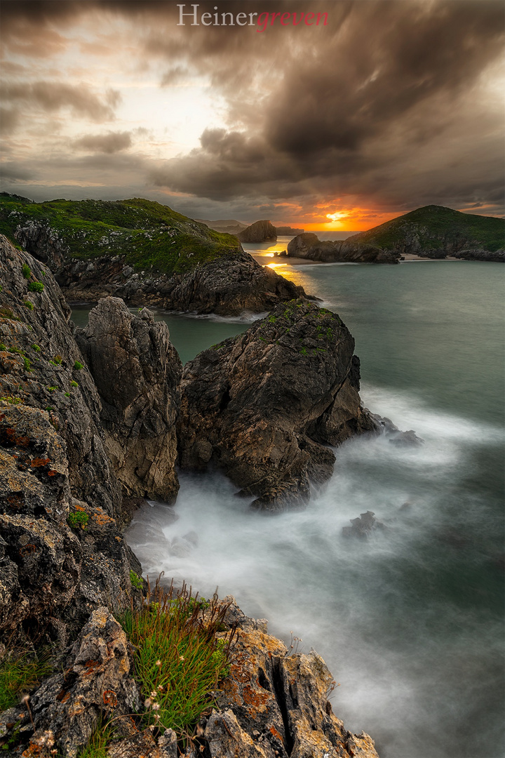 Sonnenuntergang Nordspanien