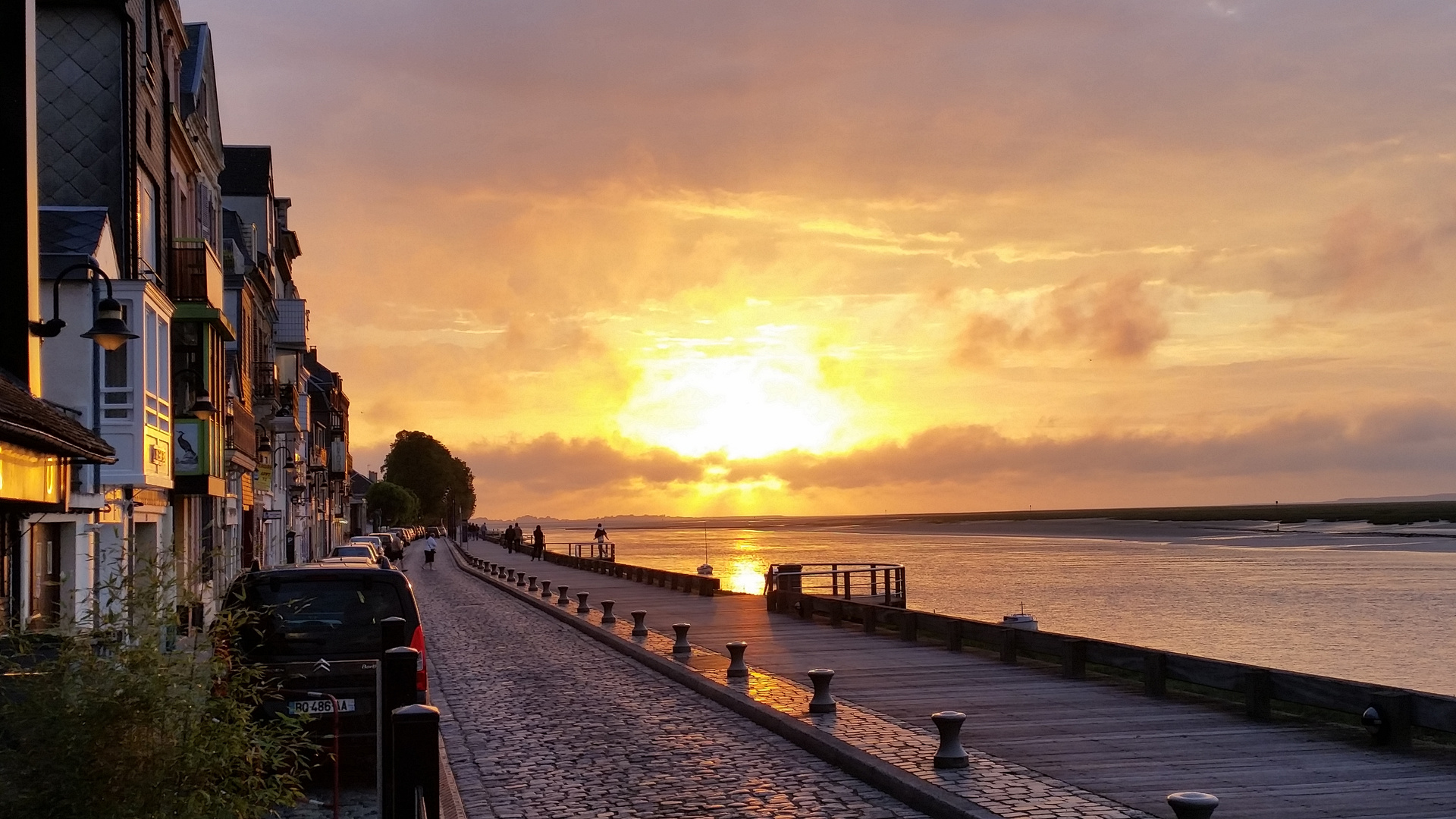 Sonnenuntergang Normandie