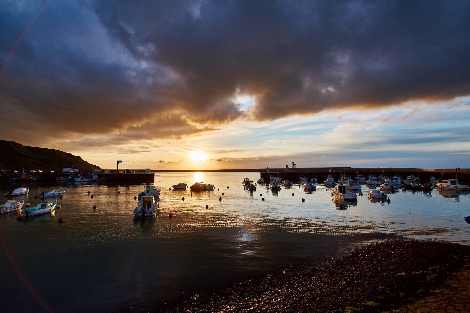 Sonnenuntergang Normandie