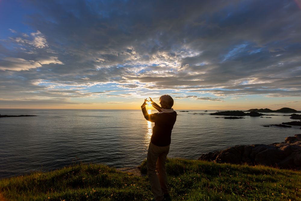 Sonnenuntergang Norwegen