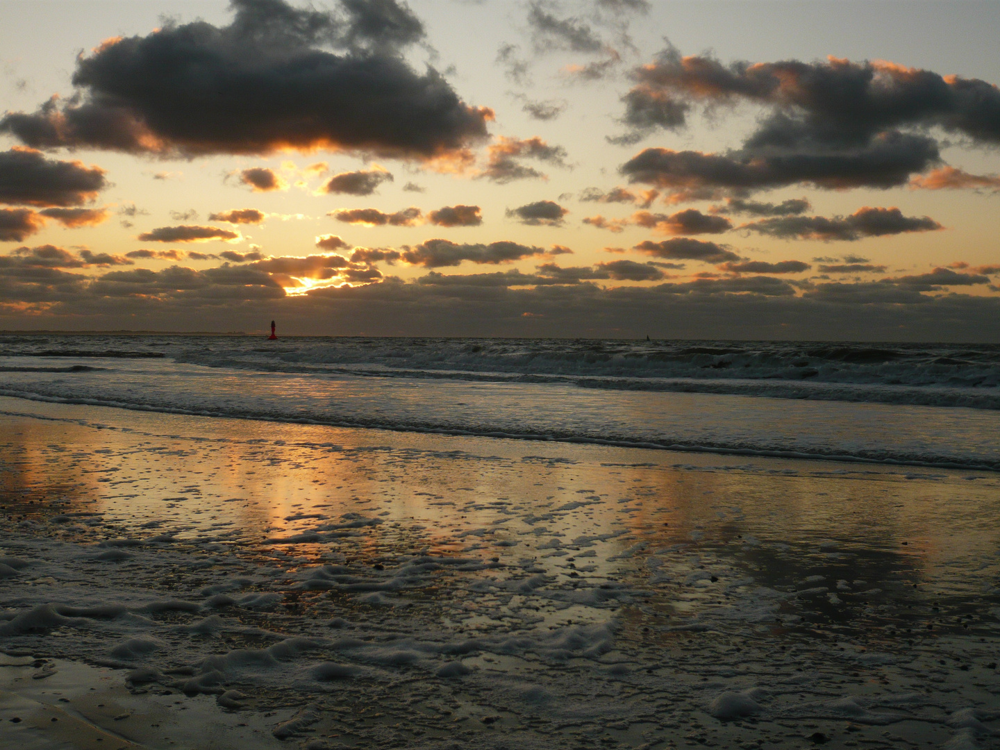 Sonnenuntergang November Norderney