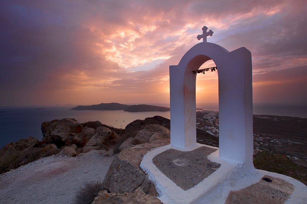 Sonnenuntergang oberhalb von Oia