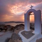 Sonnenuntergang oberhalb von Oia