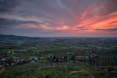 SONNENUNTERGANG OBERKIRCH-HASLACH.