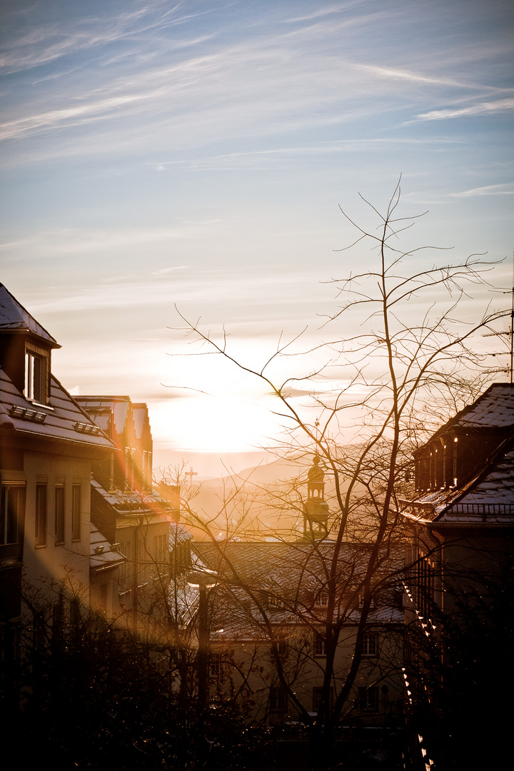 Sonnenuntergang Oberstadt