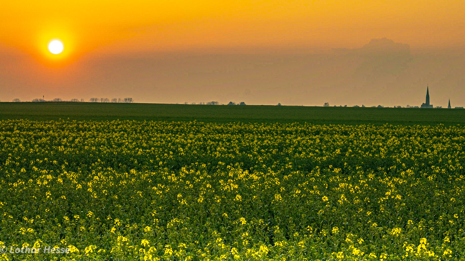 Sonnenuntergang Odendorf/Voreifel