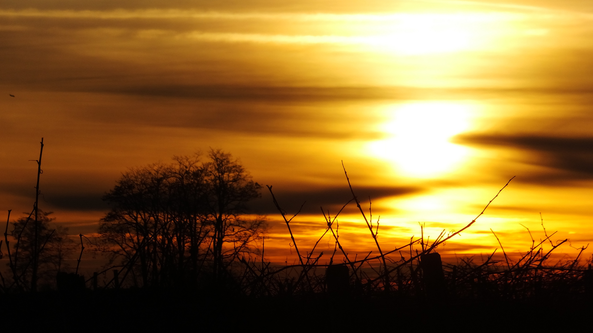 Sonnenuntergang oder Fata Morgana